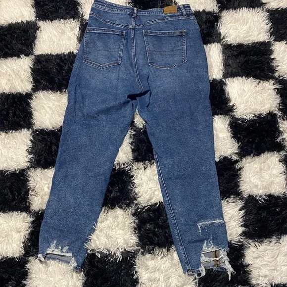 American Eagle Outfitters Blue Straight Leg Jeans - Picture 2 of 3